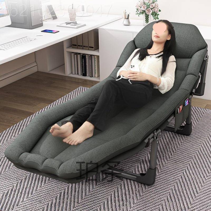 床公室单办人折叠床午休小FXX午睡成人陪护家用简易床躺行椅军鎏