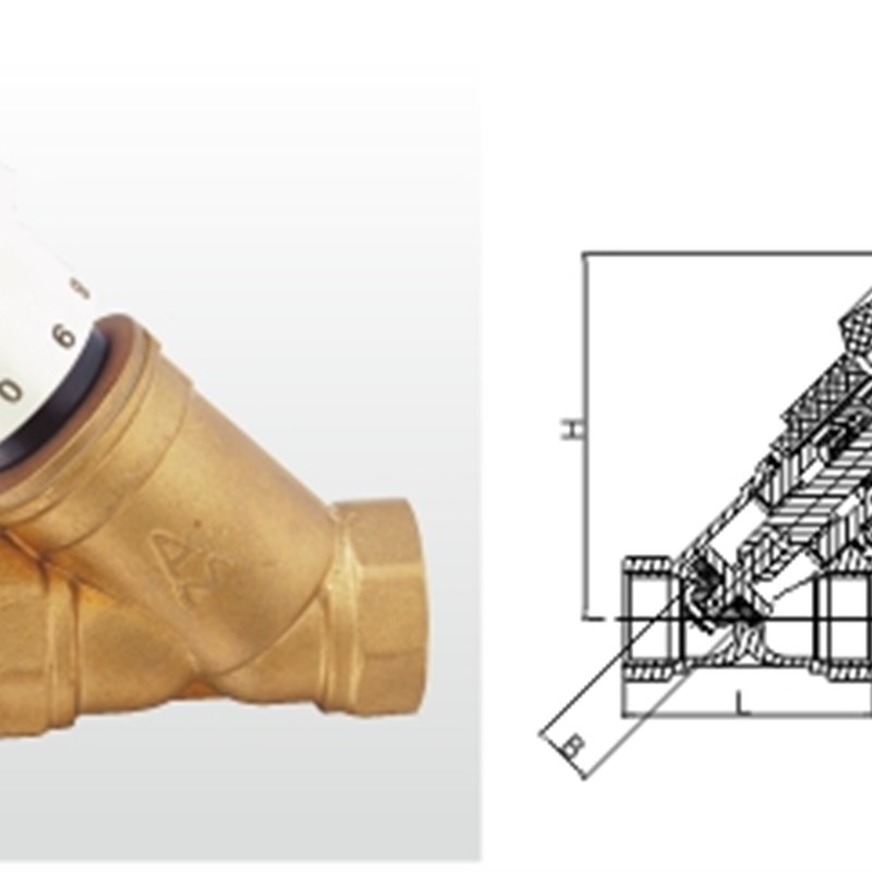正品埃美柯391黄铜加厚温控开关调节阀截止阀DN15(4分1/2专卖店