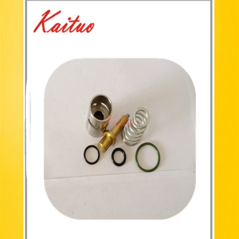 SA22/37kw覆盛新款空压机温控阀四方形铝块6分四孔带油滤底座KAST