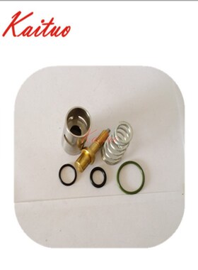 SA22/37kw覆盛新款空压机温控阀四方形铝块6分四孔带油滤底座KAST