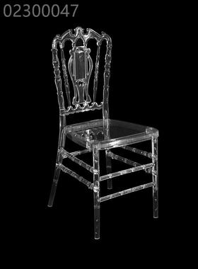Resiin crown chYM-RC100air cear crystal chai r for weddngpal