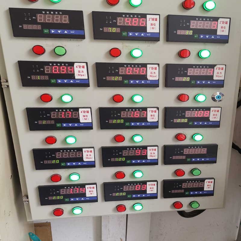 现场多路压力液位温度变送器传感器信号采集集中显示高低报警表箱