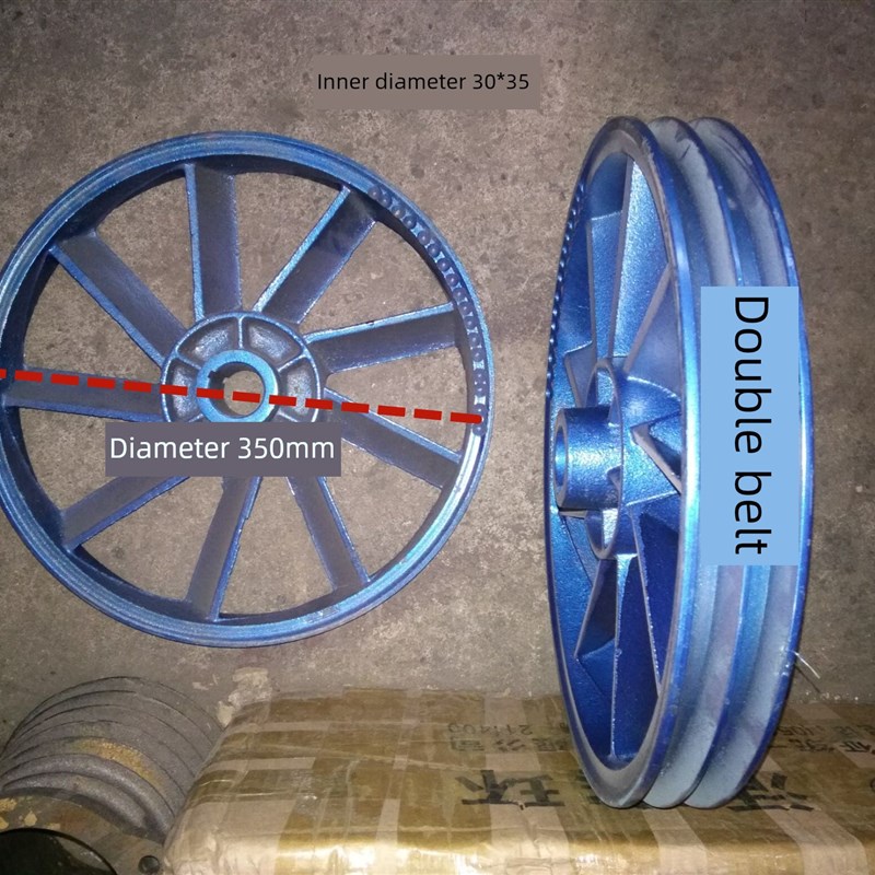 上海捷豹大丰90气泵轮空压机配件0.6皮带轮0.9/8皮带轮