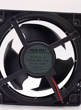 适用冰箱散热风扇NMB-MAT FBA11J14H  DC14V  0.34A静音风机