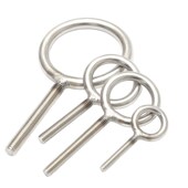 加长吊环螺丝304不锈钢带环羊眼圈超长焊接圆环吊钩螺杆带孔活节