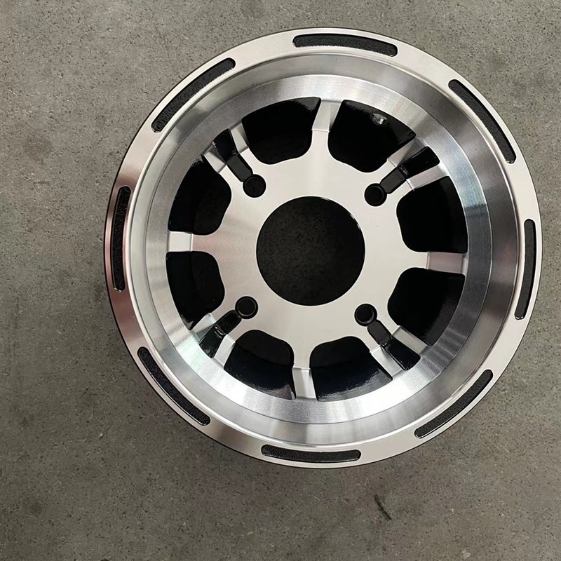 DIY四轮沙滩车卡丁车摩托车配件改装8寸铝合金轮毂轮圈 孔距110mm