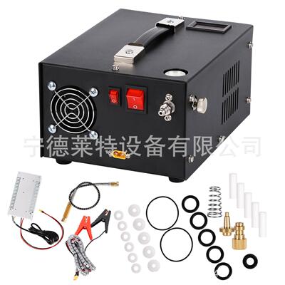 跨境热销车载12V电动高压打气机30mpa压缩气泵潜水呼吸泵4500psi