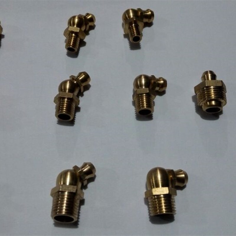 黄油嘴纯铜M14*1.l5  黄油嘴M14*1.25 黄油嘴M14弯铜黄油嘴14铁M1