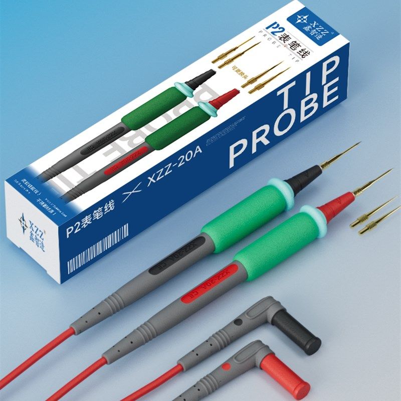鑫智造万用表笔可换针特硬尖细表笔线指针式硅胶线测量笔表电压流,五金/工具,万用表,淘宝优惠券,粉丝福利购,淘宝优惠卷