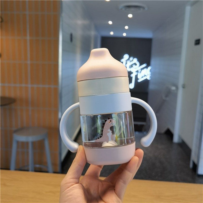 儿童学饮杯婴儿鸭嘴杯防呛防漏防摔带重力球喝奶训练杯宝宝喝水杯,婴童用品,儿童水杯,淘宝优惠券,粉丝福利购,淘宝优惠卷