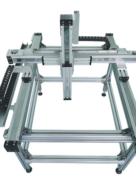TBD40同步带精密电动静音滑台模组快速龙门工字三轴十字工作台
