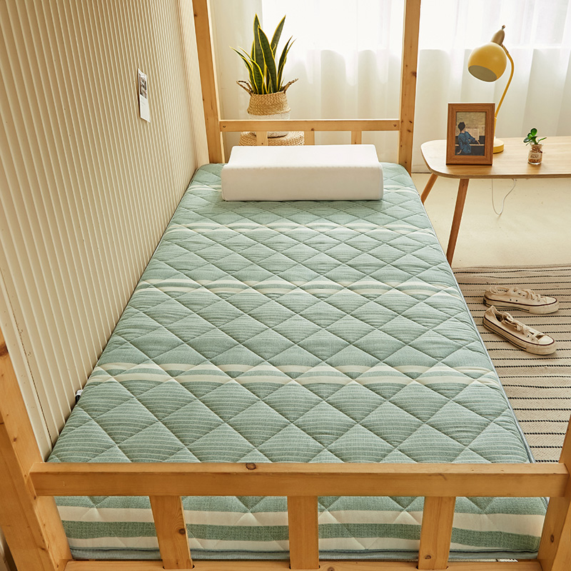 正反两用床垫学生宿舍单人0.9m全棉四季L款藤席凉席寝室床褥子垫
