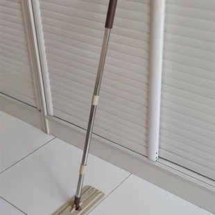 刮刮乐拖把杆子替换配件拖把头通用33 35 38免手洗拖把家用木地板