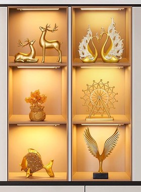 轻奢高档b电视柜酒柜客厅家居装饰品摆件玄关隔断办公室工艺品摆