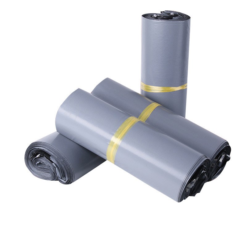 现货厂家加厚大号破坏性灰色塑胶包装E快递袋60*80 物流运输袋