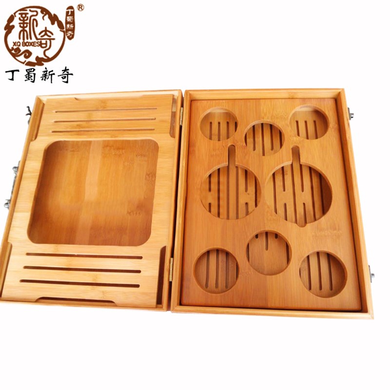 高档礼品包装锦盒 陶w瓷防震木质紫砂壶瓷器茶杯竹盒