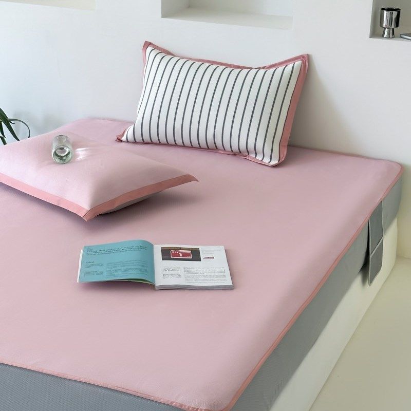 A类抗菌夏季冰丝凉席三件套可水洗床笠款双人1.5m1.8米空调软席子,床上用品,冰丝席,淘宝优惠券,粉丝福利购,淘宝优惠卷