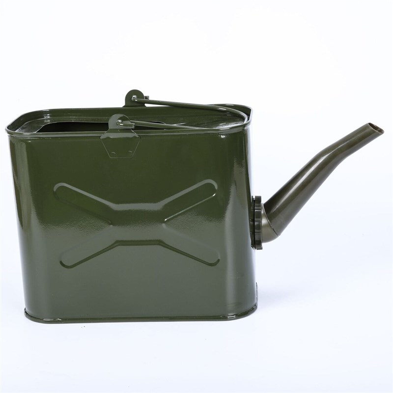 加厚长嘴油桶手提加油桶铁桶便携式油F壶注水桶14L升转换桶汽油桶