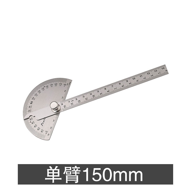 角度尺 不锈钢测量角度 大号量角器 木工J分度规 不锈角度规 角尺