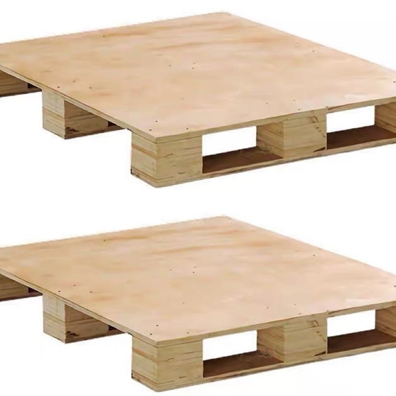 胶合板托盘木质出口免熏s蒸木托盘海运货柜卡板物流木架欧标木栈