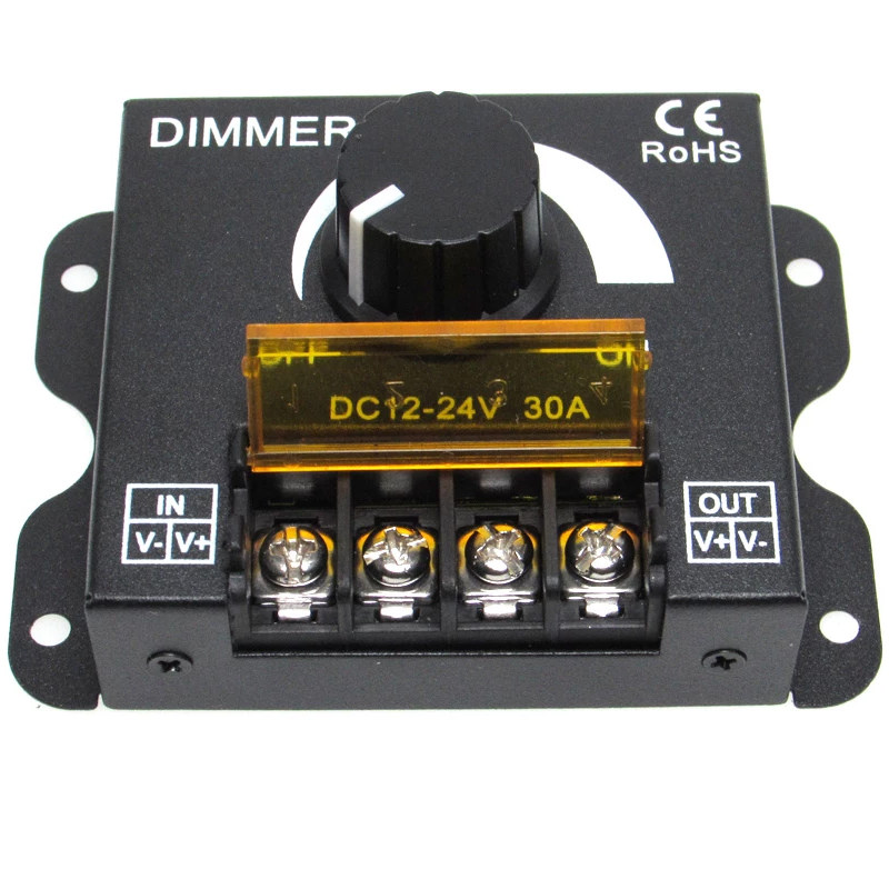 led调光控制器单色灯带模组灯条灯箱招牌24V旋钮开关亮度调节30A,家装灯饰光源,室内LED灯带,淘宝优惠券,粉丝福利购,淘宝优惠卷