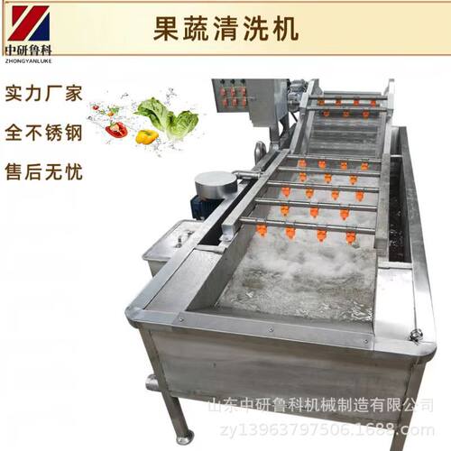 商用水果清洗机 不锈钢全自动蔬菜清洗设备 大型土豆番茄清洗机