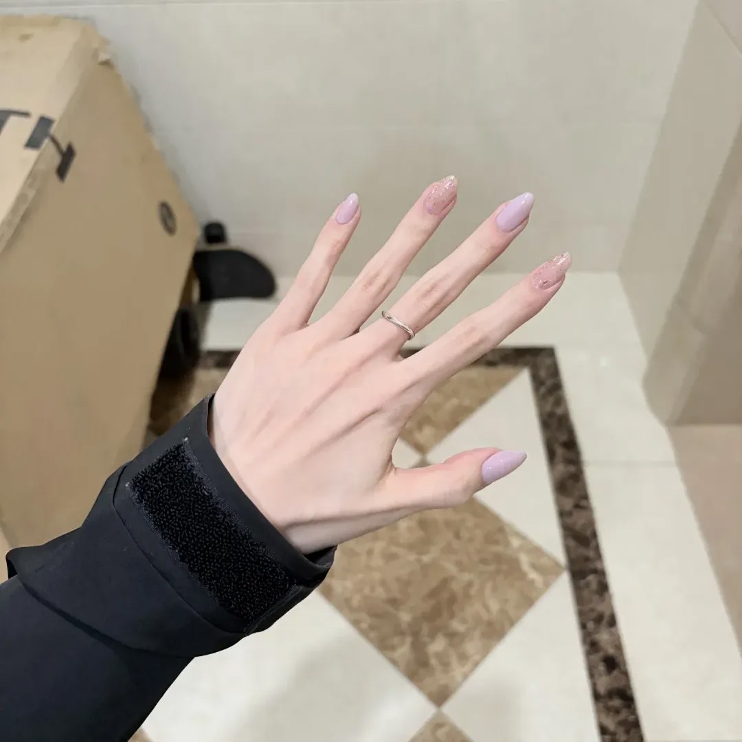 2026手工定制穿戴甲美甲成品跳色光疗显白春季夏季孕妇假指甲贴片