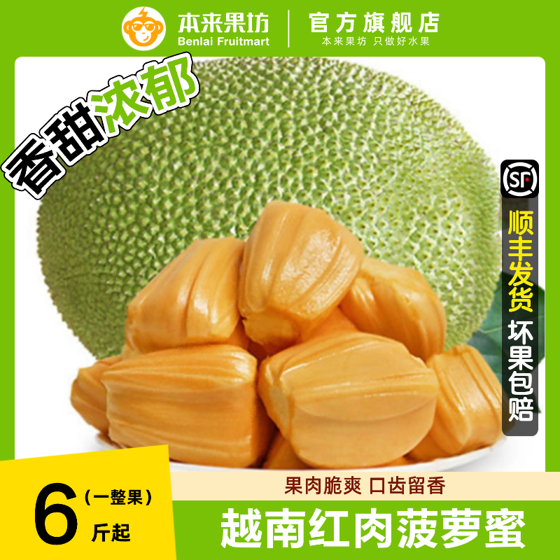 正宗越南进口红肉菠萝蜜应当季新鲜水果整箱包邮顺丰发货