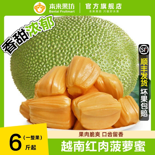 越南进口红肉菠萝蜜顺丰发货