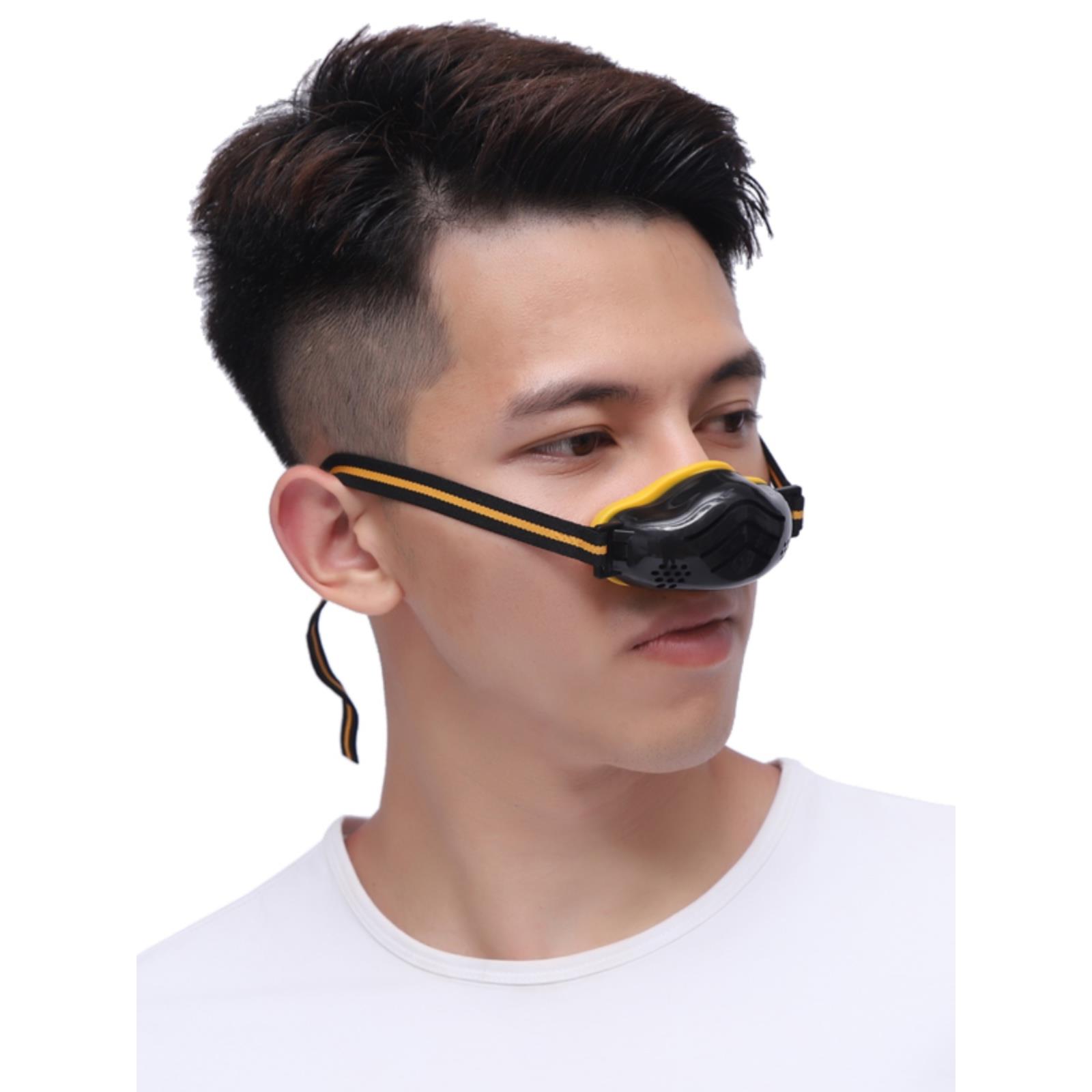 不捂脸呼吸阀防尘鼻罩透气男女花粉口罩灰粉尘雾霾油烟过敏电焊罩