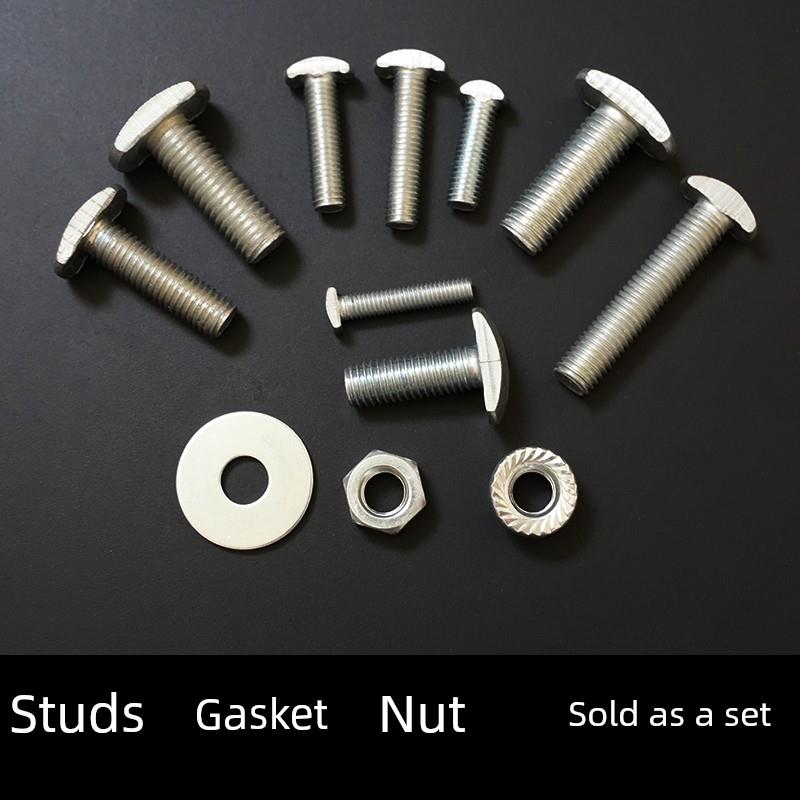 厂家直销发动机下护板保护板t型螺栓发动机下护板黑色防锈钩螺钉