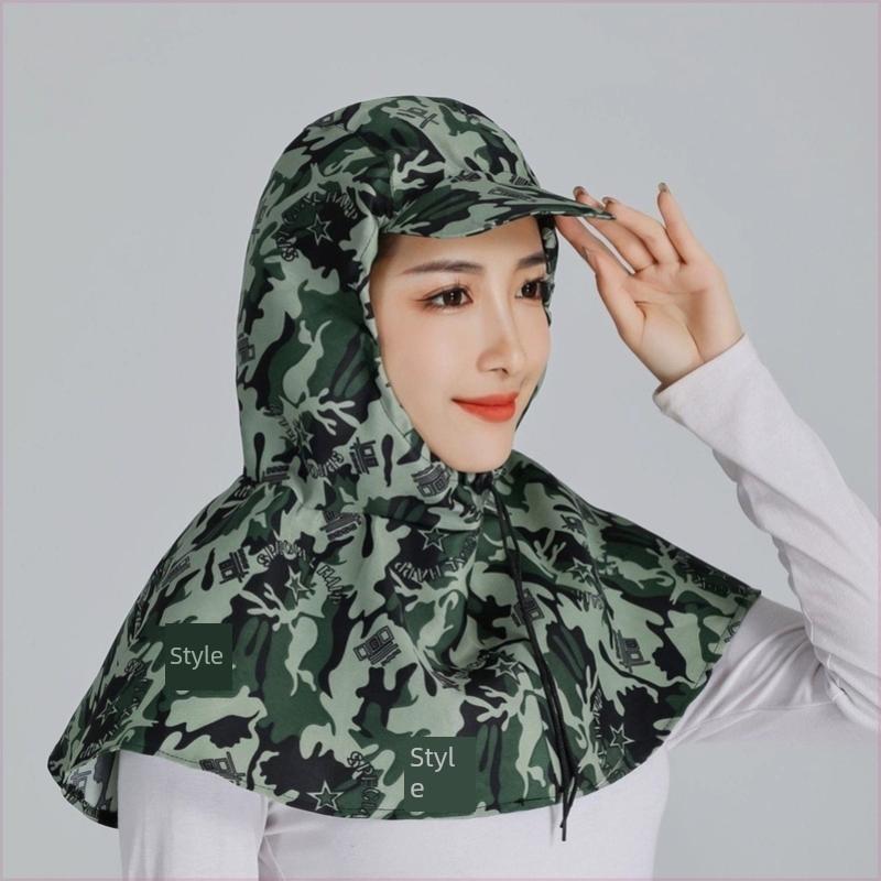 防尘头套工业粉尘阻灰尘面罩工作风帽打磨头罩披风帽披肩帽子劳保