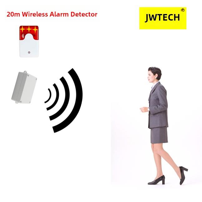 雷达微波20m远距离来人探测夜班防查岗查房神器隐蔽警报器报警器