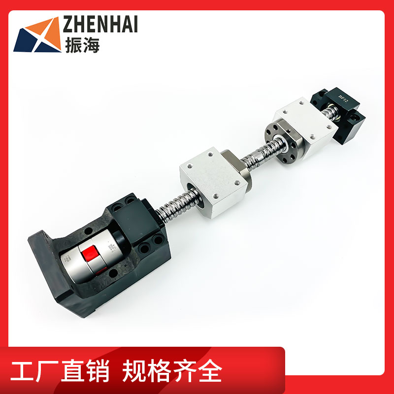 正方牙滚珠丝杆左右u旋对接滚珠丝杠双向模组套组