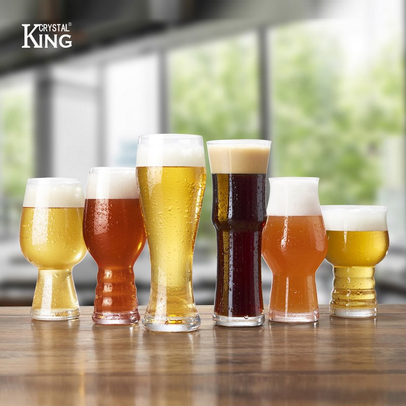 山姆啤酒杯礼g盒大容量精酿扎啤杯轻奢家用丰腰小麦酒吧高档酒杯