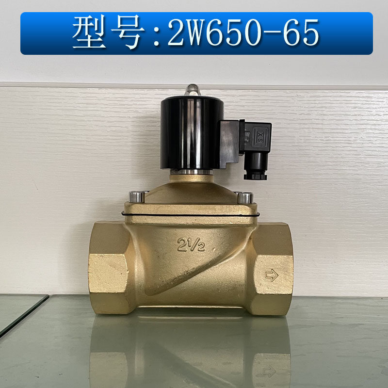 全铜大口径电磁阀常闭220V24V水气阀2.5寸 2W650-65 2W800-80 3寸,标准件/零部件/工业耗材,气阀,淘宝优惠券,粉丝福利购,淘宝优惠卷