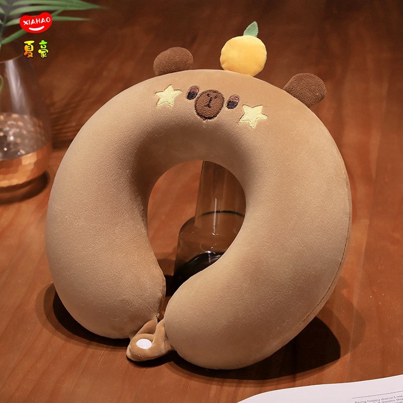 记忆棉u型枕头护k颈枕卡通飞机旅行头枕颈部靠枕车用学生颈椎枕头