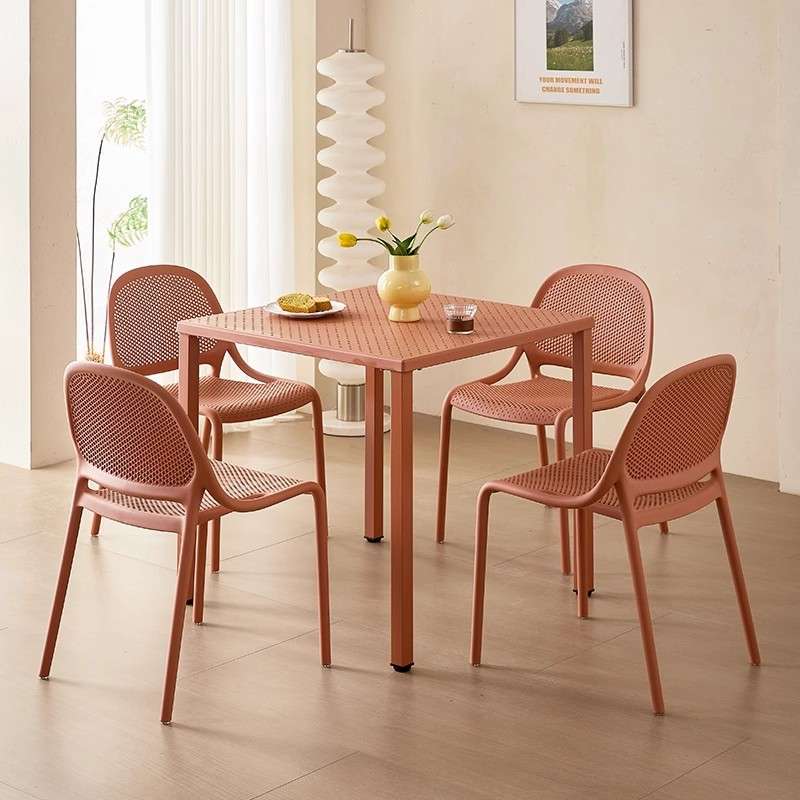 时尚方桌简约现代户外桌子主题餐厅甜品店桌阳台休闲桌浅谈桌