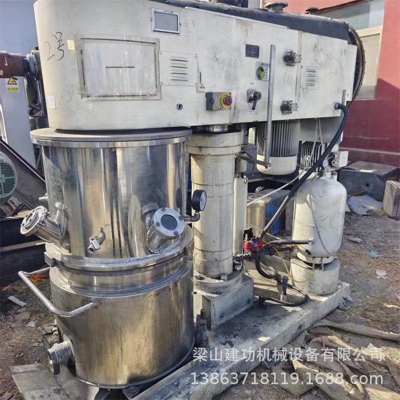 二手真空双行星动力混合机 不锈钢脱泡立式膏体双行星搅拌机 回收
