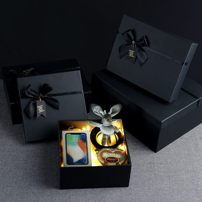 礼物盒商务礼物包l装盒子送男生版礼盒空盒子生日大号礼品盒纸盒