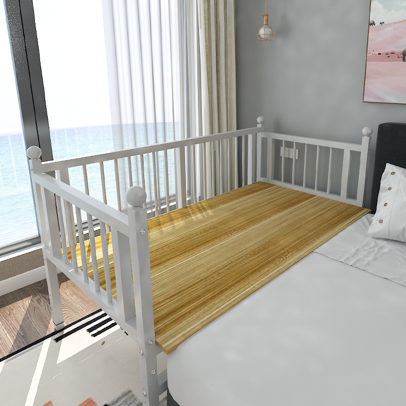 铁艺儿童拼接牀加宽牀边宝宝平接牀金属两面婴儿牀可升降调节高度,住宅家具,儿童拼接床,淘宝优惠券,粉丝福利购,淘宝优惠卷