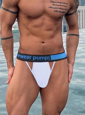 Men underwear pump!男丁字内裤镂空单丁莫代尔 性感低腰运动青年