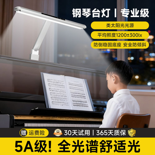 艾拾光全光谱钢琴灯练琴专用儿童台灯古筝补光照明氛围护眼灯落地