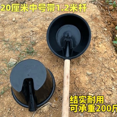 浇水灌溉熟胶加厚牛筋水舀子粪瓢长柄水J瓢特大号化粪池勺子农用