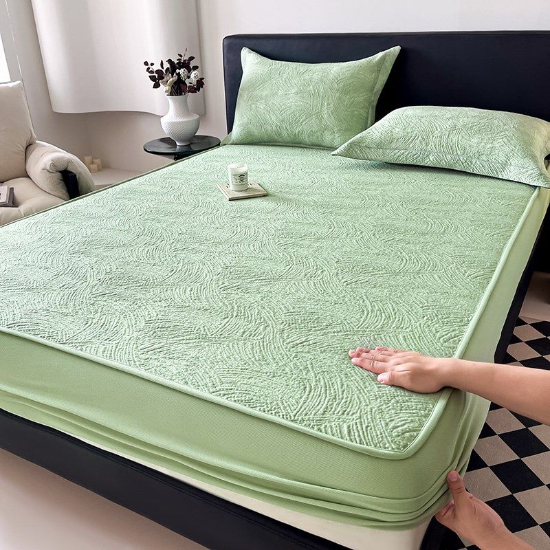 2025新款PE凉感冰丝凉席三件套7A抗菌空调软席子可机洗水洗床笠款,床上用品,冰丝席,淘宝优惠券,粉丝福利购,淘宝优惠卷