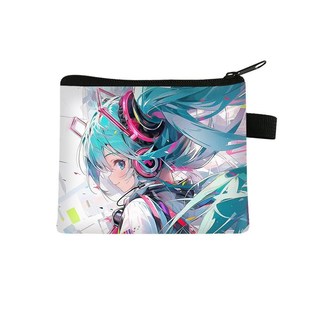 初音未来零钱包学生儿童卡包可爱收纳包包高颜值耳机包钥匙化妆包