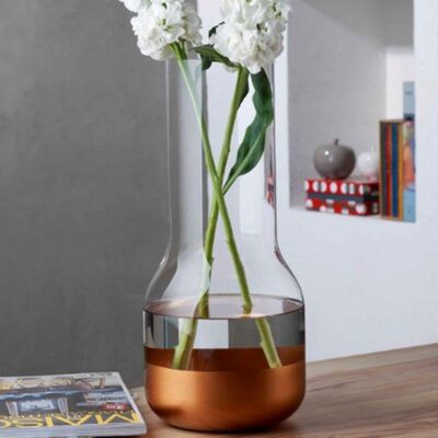 Nude水晶玻璃干花器花瓶花艺现代简约客厅创意时尚摆件家居饰品