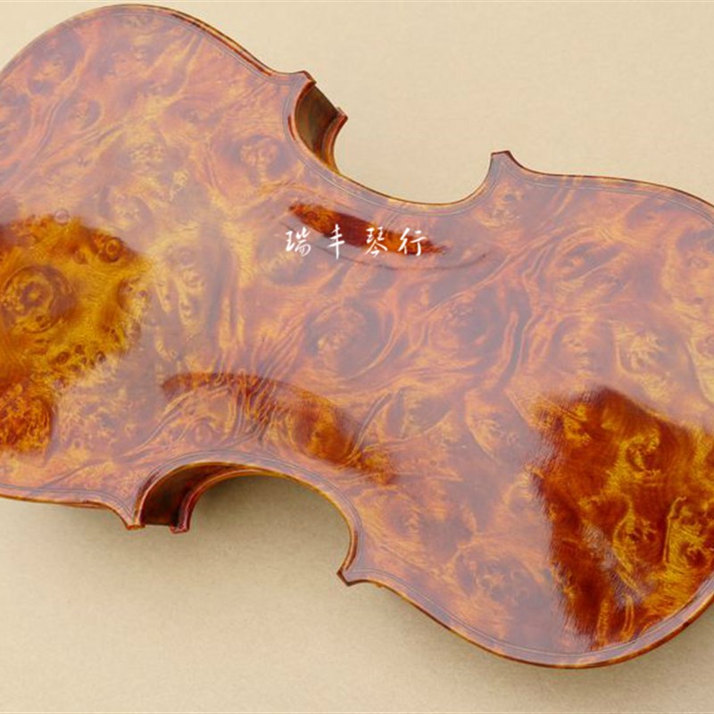 高档专业演奏鸟眼枫小提琴 精选匀称鸟眼枫木料全手X工制作小提琴