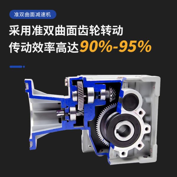 佳煌准双曲面速机立式小型蜗轮蜗杆变速箱可替rv齿轮速器