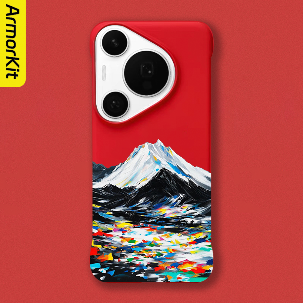 适用华为Pura80Pro+/p60Pro无边框手机壳藏区轻薄防摔Huawei70Ultra防摔亲肤硬壳大孔p50/70Pro+磁吸后壳